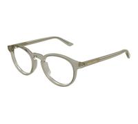 Bottega Veneta Hombre Bottega Veneta BV1420O 003 Monturas ópticas Acetato Marrón Transparente Redonda