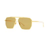 Bottega Veneta Hombre Sunglass BV1012S - Color del Marco: Dorado claro, Color de la Lente: Marrón