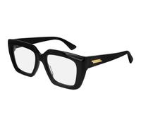 Bottega Veneta Mujer Bottega Veneta BV1032O 001 Monturas ópticas Acetato Negro Transparente Cuadrada