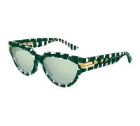 Bottega Veneta Mujer Bottega Veneta BV1035S 008 Gafas de sol Acetato Verde Verde Cat Eye
