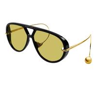 Bottega Veneta Mujer Bottega Veneta BV1273S 003 Gafas de sol Acetato Negro Oversize Normal