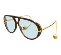 Bottega Veneta Mujer Bottega Veneta BV1273S 007 Gafas de sol Acetato la Habana Verde Geométrico