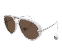 Bottega Veneta Mujer Bottega Veneta BV1273S 009 Gafas de sol Acetato Gris Marrón Geométrico