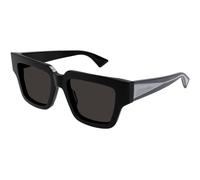 Bottega Veneta Mujer Bottega Veneta BV1276S 001 Gafas de sol Acetato Negro Gris Cuadrada