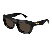 Bottega Veneta Mujer Bottega Veneta BV1283S 001 Gafas de sol Acetato Negro Marrón Cuadrada