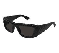 Bottega Veneta Mujer Bottega Veneta BV1303S 001 Gafas de sol Inyectado Negro Gris Redonda
