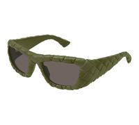 Bottega Veneta Mujer Bottega Veneta BV1303S 002 Gafas de sol Inyectado Verde Marrón Redonda