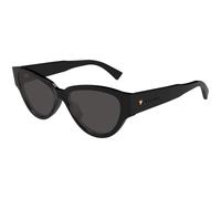 Bottega Veneta Mujer Bottega Veneta BV1319S 001 Gafas de sol Acetato Negro Gris Cat Eye