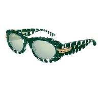 Bottega Veneta Mujer Bottega Veneta BV1322S 003 Gafas de sol Acetato Verde Verde Redonda