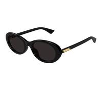 Bottega Veneta Mujer Bottega Veneta BV1415SK 001 Gafas de sol Acetato Negro Gris Redonda
