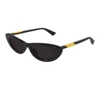 Bottega Veneta Mujer Bottega Veneta BV1447S 001 Gafas de sol Acetato Negro Gris Cat Eye