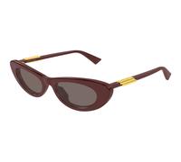 Bottega Veneta Mujer Bottega Veneta BV1447S 003 Gafas de sol Acetato Burdeos Marrón Cat Eye