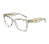 Bottega Veneta Mujer Bottega Veneta BV1459O 003 Monturas ópticas Acetato Beige Transparente Mariposa