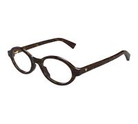 Bottega Veneta Mujer BV1367O 002 Monturas ópticas Acetato la Habana Transparente Redonda
