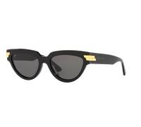 Bottega Veneta Mujer Sunglass BV1035S - Color del Marco: Negro Brillante, Color de la Lente: Gris