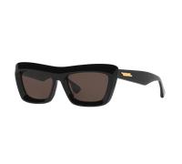 Bottega Veneta Mujer Bottega Veneta BV1283S 001 Gafas de sol Acetato Negro Marrón Cuadrada