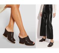 BOTTEGA VENETA Mules Apilados Zapatos Loafer Moccasines Zapatillas 38