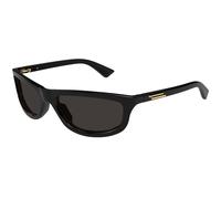 Bottega Veneta Unisex Bottega Veneta BV1327S 001 Gafas de sol Acetato Negro Gris Cuadrada