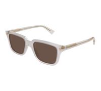 Bottega Veneta Unisex Bottega Veneta BV1363S 004 Gafas de sol Acetato Gris Marrón Cuadrada