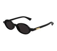 Bottega Veneta Unisex Bottega Veneta BV1388S 001 Gafas de sol Acetato Negro Gris Redonda