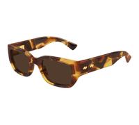 Bottega Veneta Unisex Bottega Veneta BV1400S 002 Gafas de sol Acetato la Habana Marrón Cuadrada