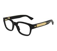 Bottega Veneta Unisex Bottega Veneta BV1403O 005 Monturas ópticas Acetato Negro Transparente Cuadrada