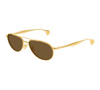 Bottega Veneta Unisex Sunglass BV1419S - Color del Marco: Oro, Color de la Lente: Amarillo