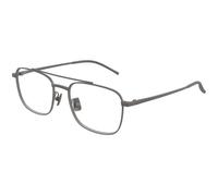 Bottega Veneta Unisex Bottega Veneta BV1425OA 006 Monturas ópticas Titanio Rutenio Transparente Cuadrada