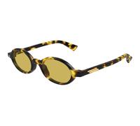 Bottega Veneta Unisex BV1388S 002 Gafas de sol Acetato la Habana Amarillo Redonda