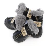 Bottes d’Hiver pour Chien 4PCS - Protecteurs de Pattes à Semelle Souple et Antidérapants | Chaudes Antidérapantes pour Petit Chien - Bottes Respirantes pour Neige et Extérieur