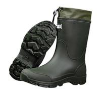 Bottes de pluie pour hommes, chaussures de randonnée en plein air, antidérapantes, à talons bas, bottes de camping confortables pour toutes les saisons (Army Green, 41)