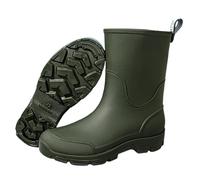 Bottes de pluie pour hommes, chaussures de randonnée en plein air, antidérapantes, à talons bas, bottes de camping toutes saisons pour la marche et la pêche (Army Green, 41)