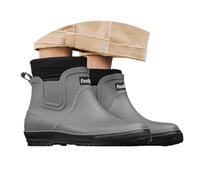 Bottes de pluie pour hommes, chaussures de randonnée en plein air, de camping, antidérapantes, confortables, légères et durables, à porter toutes saisons pour les activités quotidiennes (Grey, 42)