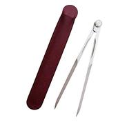 Botti Compás náutico profesional de metal y latón para permiso de conducir, fabricado en Italia (metal satinado fino)