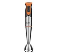 Botti Elmas batidora de mano, acero inoxidable en naranja | 2 niveles de velocidad | Cuchillas de acero de alta calidad | Para mezclar, picar, batir | Alto rendimiento | Compacta con asa práctica