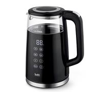 Botti Maverick hervidor eléctrico 1,7L | Calentamiento rápido | Vidrio de borosilicato | Pantalla digital | Base giratoria de 360° | 4 configuraciones de temperatura | Elemento calefactor oculto