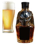 Bottiglia Di Whisky | 4.72x3.15x2,95 pollici Caraffa Alcool 300ml | Coperchio Ermetico Design 3D Contenitore Vuoto per Bevute Cantina Vino Raduni | Esposizione Commerciale E Domestica
