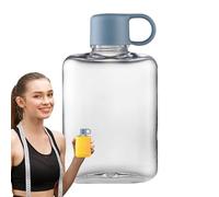 Bottiglie D'acqua Piatte Da Viaggio, Bottiglia Quadrata - Borraccia Portatile Sottile E Piatta Da 360 Ml, Contenitore Tascabile In Tritan Senza BPA, Riutilizzabile Per Sport, Ufficio, Escursioni