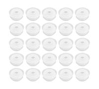 Bottle Adapter 0,59"/13 mm, 25 piezas prensas en botella adaptadores para dispensadores de aceite líquido líquido de plástico de vidrio, transparente (13 mm)