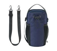 Bottle Bag, Tumbler Holder, 1l Water Carrier Pouch Adjustable Strap, Lightweight Outdoor Shoulder Sleeve with Handle Support, Drink Organizer for Cycling Running Sports Travel, 4.72x3.94x8.27 Inches