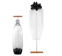 Bottle Brush - Long Handle Kettle, 13 Inch Multi-Purpose, Absorbent Sponge Head Scrubber For Narrow Spaces Wire Stem Wand | Household Kitchen Sink Dishwashing Wine Travel Tumbler Mug Flask Wash