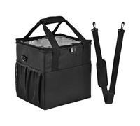 Bottle Carry Bag, Slot Drink Holder Kit, Adjustable Strap with Secure Grip Design, 4 Slot Beverage Carrier Bag Set, Portable Drink Tote with Clean Style, Outdoor Cup Holder for Family Trips