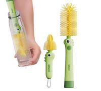 Bottle Cleaner - Brush Bottle Cleaning | Soft Bristle Brushes with Long Handle, Anti-Slip Grip for Bottles Cups Jars Infant Feeding Gear Travel Kitchen Nursery Home Organization