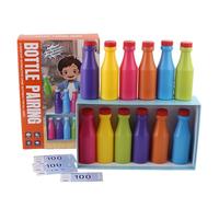 Bottle Color Game for Group Play, Interactive Party Activity for Adults, Family Fun Outdoor Challenge, Team Bonding Toy, Backyard Game Night, Social Events, 1 Set