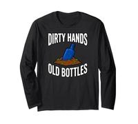 Bottle Digging Dirty Hands Old Bottles Antique Hunting Manga Larga
