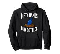 Bottle Digging Dirty Hands Old Bottles Antique Hunting Sudadera con Capucha