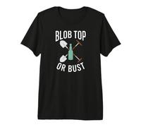 Bottle Digging Mudlarking Blob Top Or Bust Camiseta Premium