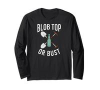 Bottle Digging Mudlarking Blob Top Or Bust Manga Larga