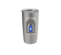 Bottle Digging Mudlarking Dirty Hands Old Glass Graphic Vaso térmico de acero inoxidable de doble pared