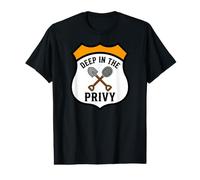 Bottle Digging Relic Hunter Deep In The Privy Design Camiseta gráfica económica